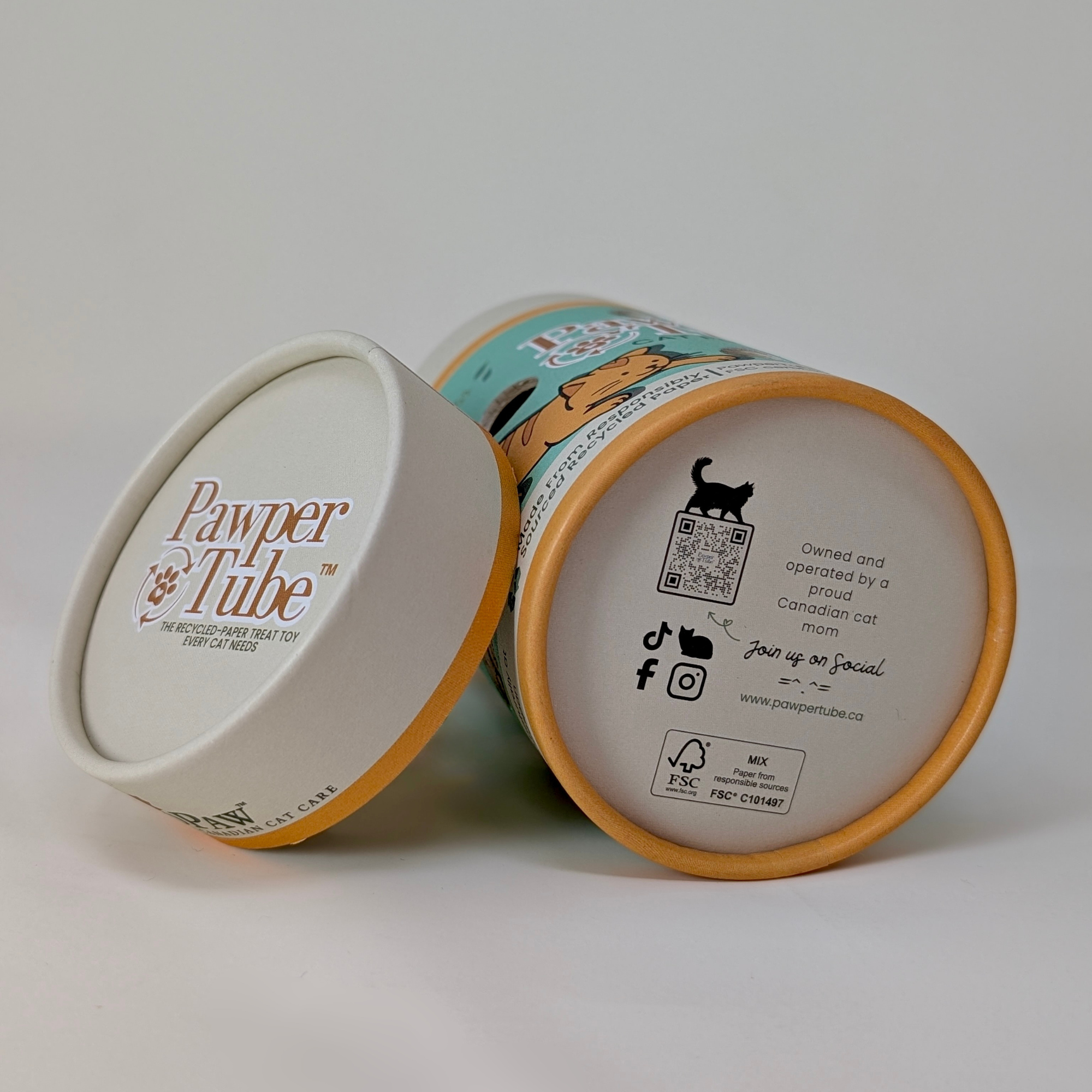 PawperTube™ Feline Enrichment System: Single Tube