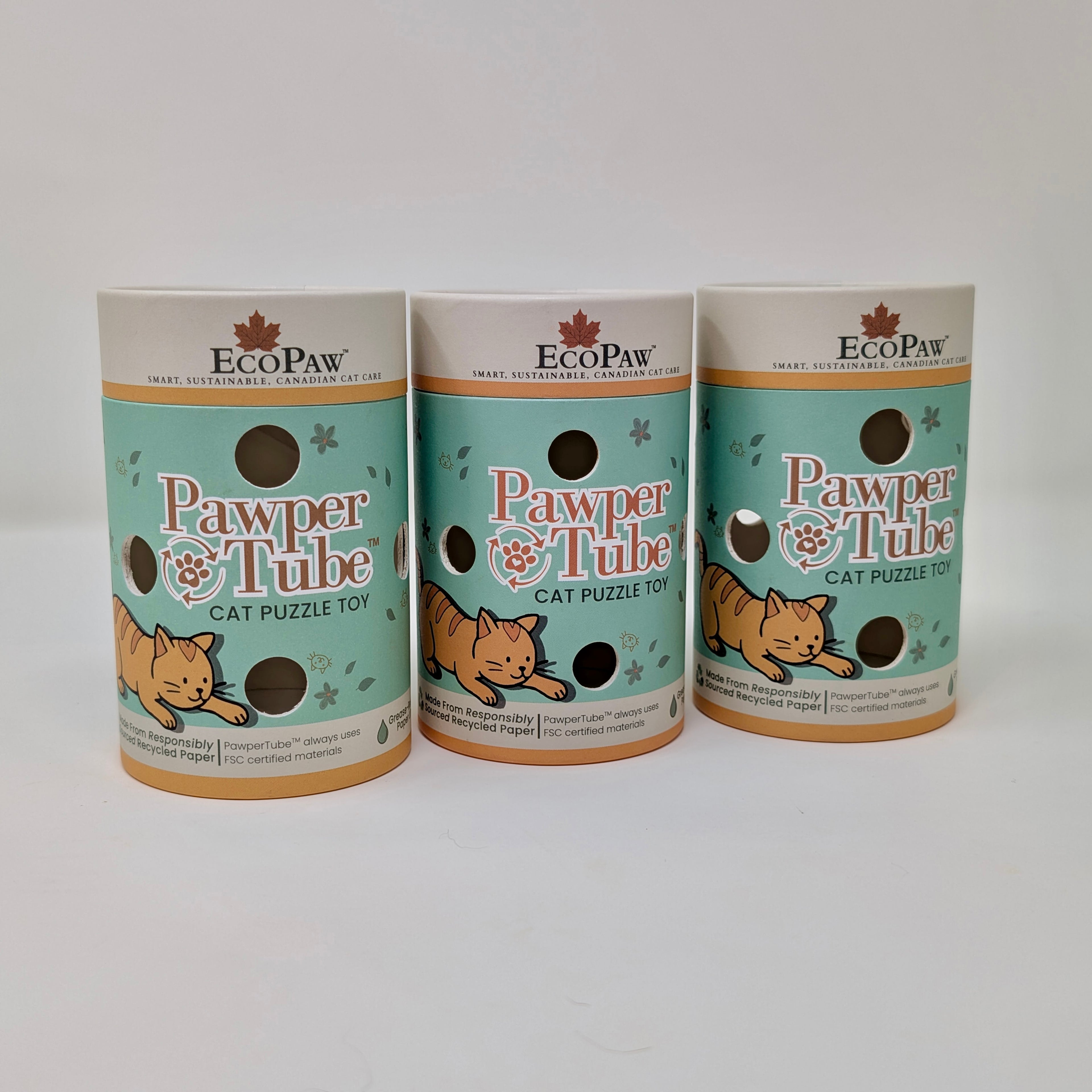 PawperTube™ Feline Enrichment System: The Trio (3-Pack)