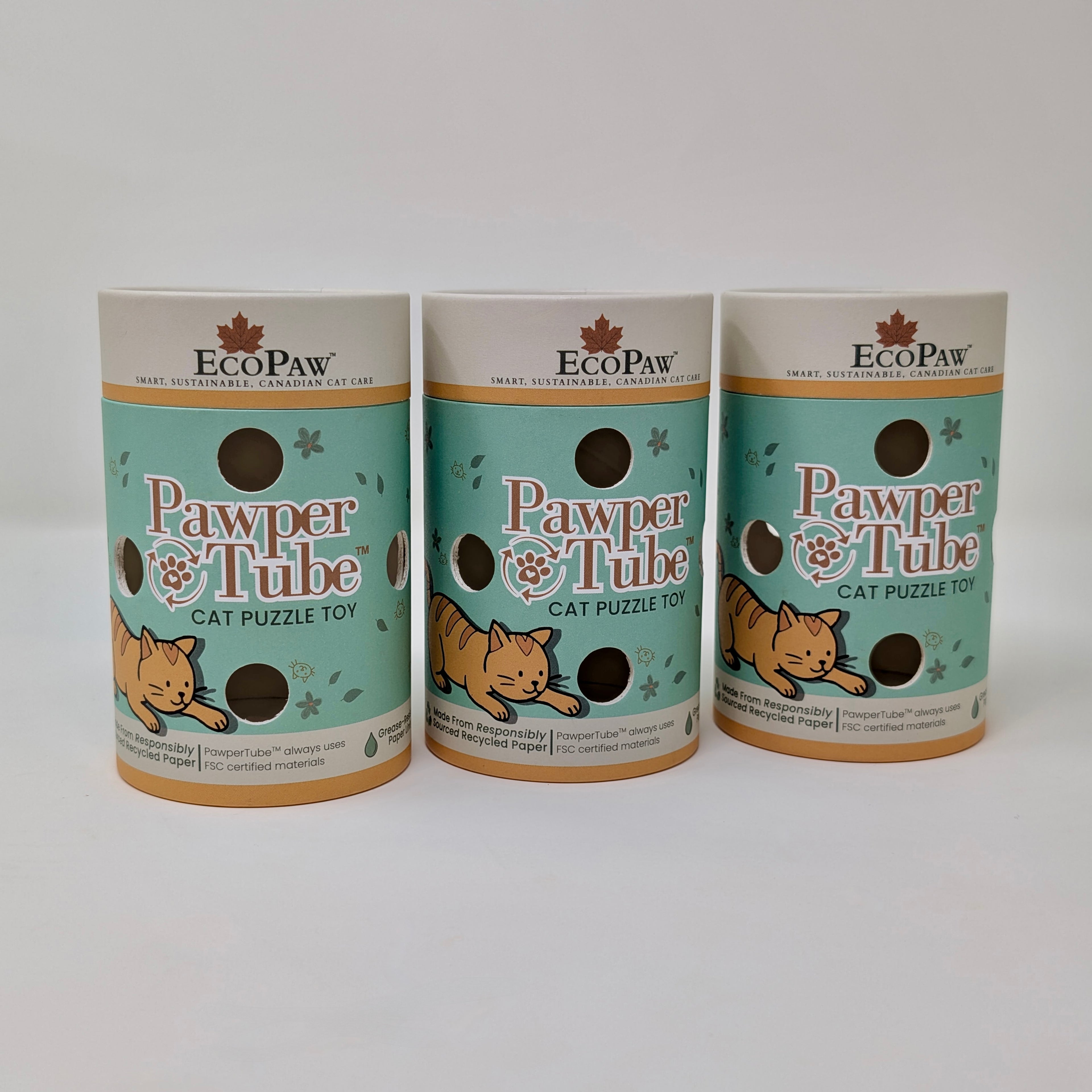 PawperTube™ Feline Enrichment System: The Trio (3-Pack)
